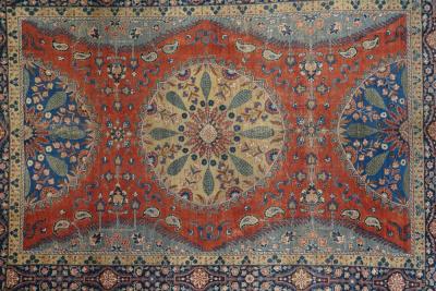 Antique Tabriz Rug 7 4 x 10 6 