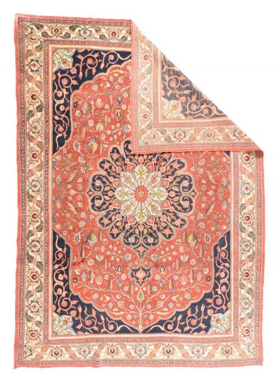 Antique Tabriz Rug 8 6 x 11 6 