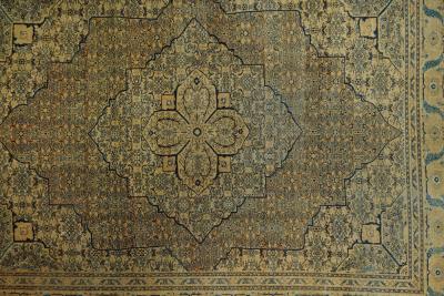 Antique Tabriz Rug 9 1 x 11 10 