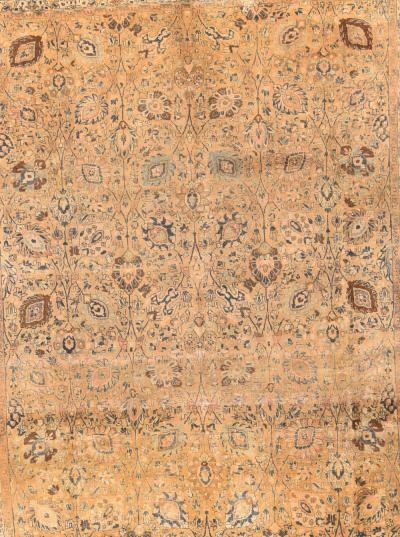 Antique Tabriz Rug 9 6 x 12 7 