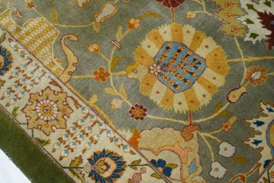 Antique Tabriz Rug 9 7 x 11 11 