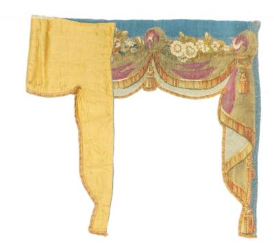 Antique Tapestry One of pair 3 7 x 5 2 