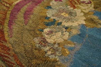 Antique Tapestry One of pair 3 7 x 5 2 