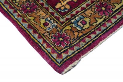 Antique Tehran Rug 4 8 x 7 4 