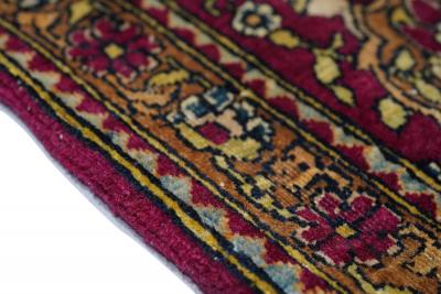 Antique Tehran Rug 4 8 x 7 4 