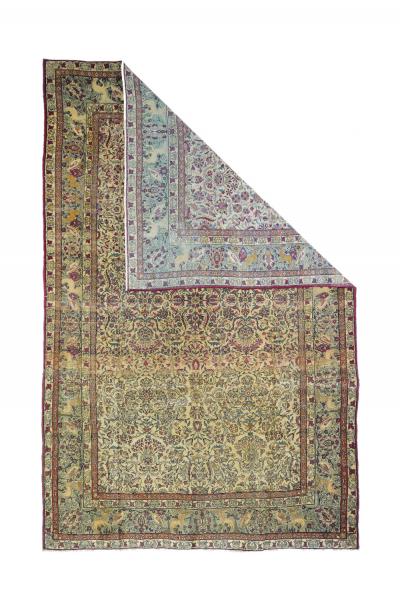 Antique Tehran Rug 6 6 x 10 0 