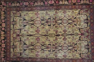 Antique Tehran Rug 9 x 12 9 