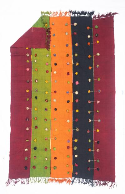 Antique Textile Rug 6 5 x 10 1 