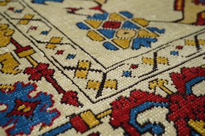 Antique Tuduk Rug 4 1 x 6 2 