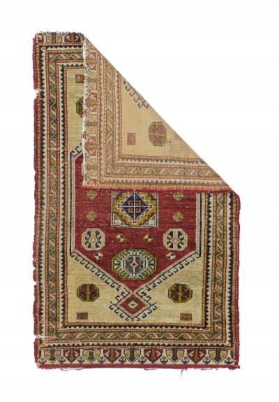 Antique Turkish Anatolian Rug 19 x 210