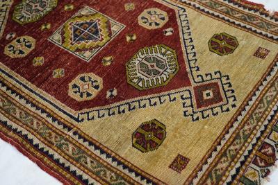 Antique Turkish Anatolian Rug 19 x 210