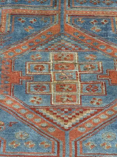 Antique Turkish Bergamo Rug 5 0 x 6 8 
