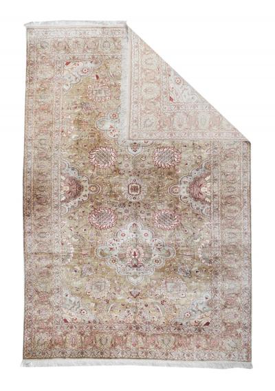 Antique Turkish Hereke Rug 6 7 x 9 10 