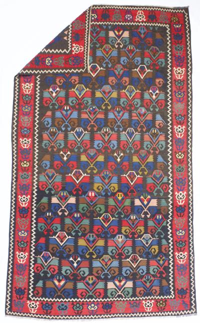 Antique Turkish Kilim Rug 5 6 x 9 9 