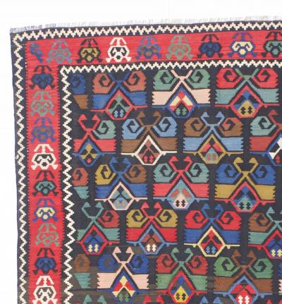 Antique Turkish Kilim Rug 5 6 x 9 9 