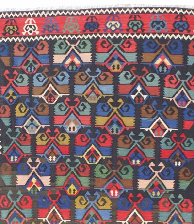 Antique Turkish Kilim Rug 5 6 x 9 9 