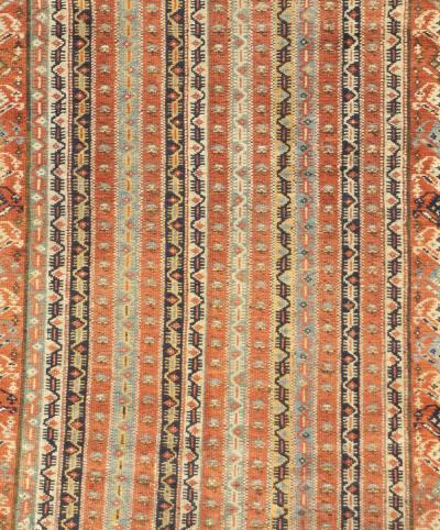 Antique Turkish Milas Rug 3 9 x 4 6 