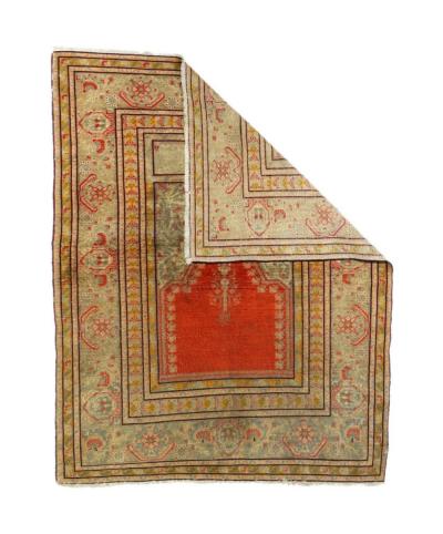 Antique Turkish Prayer 4 6 x 5 9 