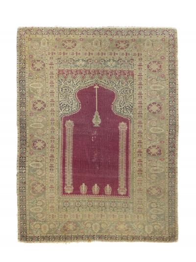 Antique Turkish Sivas Rug 4 3 x 5 8 