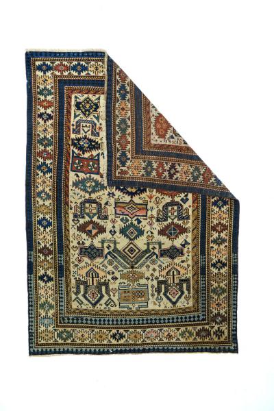 Antique Zeikor Rug 4 0 x 5 5 