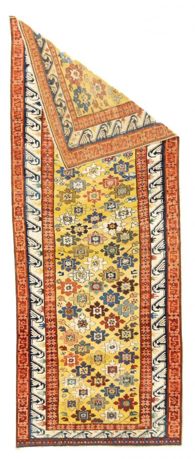 Antique Zeyhour Rug 3 3 x 8 4 