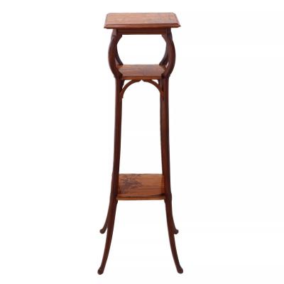 Art Nouveau Marquetry Console Table In The Style Of Louis Majorelle France