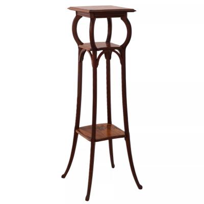 Art Nouveau Marquetry Console Table In The Style Of Louis Majorelle France