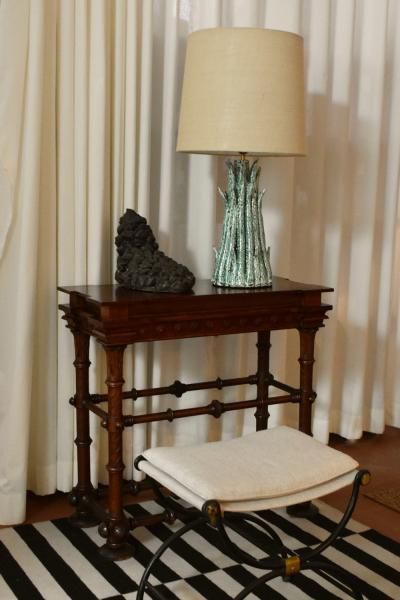 Arts crafts wooden console table 1910s 