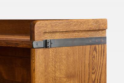 Atvidaberg Bookcase with Pine and Iron Sweden 1940s