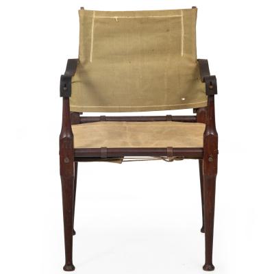 Authentic British Roorkhee Campaign Chair in Canvas