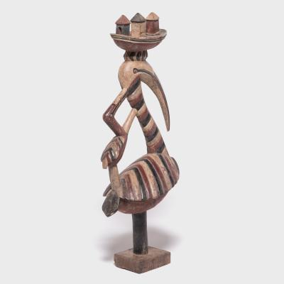 Baga a Bamp Bird Headdress with Canoe