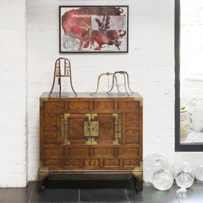 Baitong Etched and Enameled Hat Stand