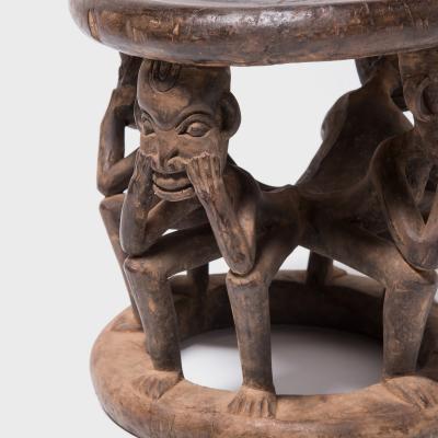 Bamileke Figurative Stool