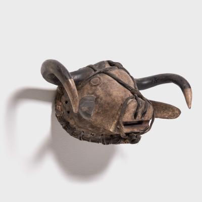 Bidjogo Tribal Initiation Ox Mask