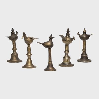 Bird Form Oil Lamp