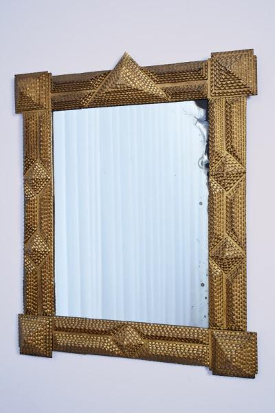 Black forest gilded wooden mirror 2 1910s 