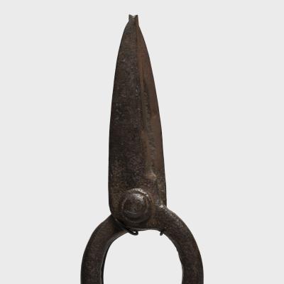 Blacksmith Iron Scissors on Mount
