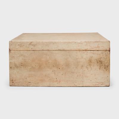 Blonde Hide Storage Trunk