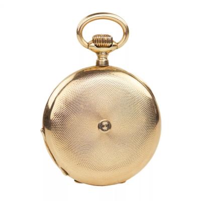 Borel Pocket Watch Neuchatel 14k Gold Switzerland