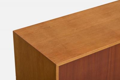 Borge Mogensen Cabinet with Oak Teak and Steel Sweden 1950s