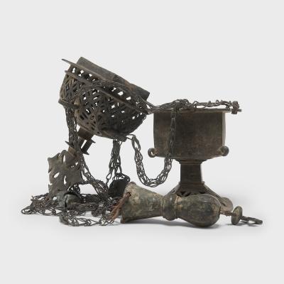 Bronze Hanging Coptic Censer