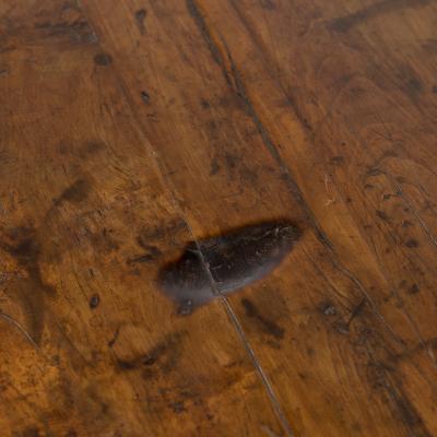 Burl Top Game Table with Cloud Spandrels