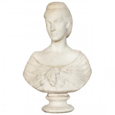 Bust of Lady Layard 1870 John Warrington Wood