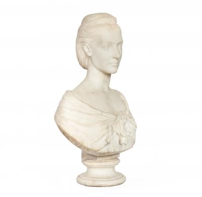 Bust of Lady Layard 1870 John Warrington Wood