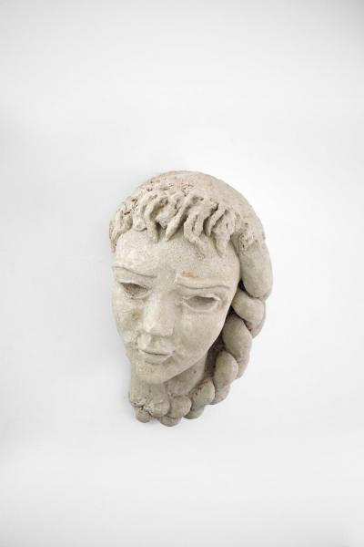 Bust sculpture in stone XXth c 
