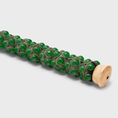 Calligraphy Brush with Green Glass Handle