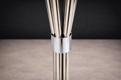 Candle Floor Lamp in Chrome Unknown 1960s Lot 93