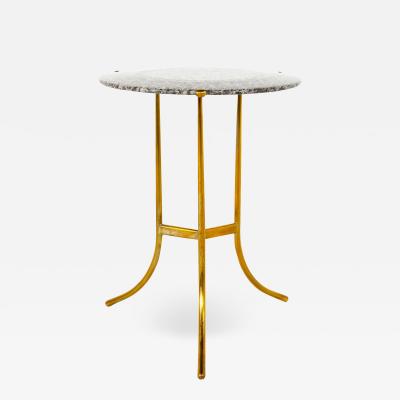 Cedric Hartman Mid Century Brass and Marble Side End Table