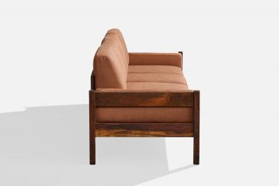 Celina Decoracoes Sofa with Fabric and Wood Brazil 1960s