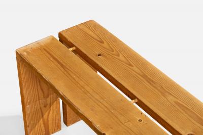 Charlotte Perriand Bench in Pine France 1960s